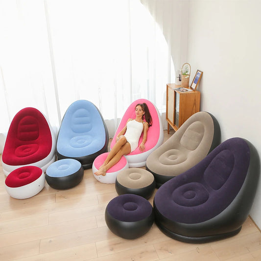(Copia) Sillon inflable + otoman